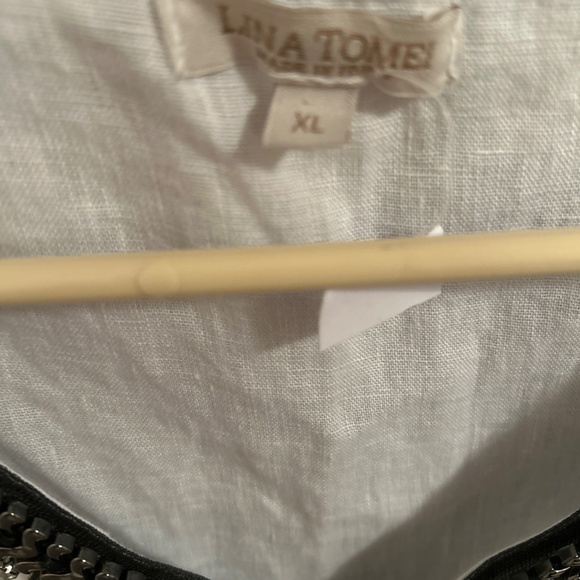 NWT Italian Linen Lagenlook XL Dress - Picture 2 of 5